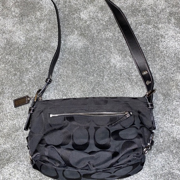 Coach Handbags - Authentic Large Black Coach Crossbody